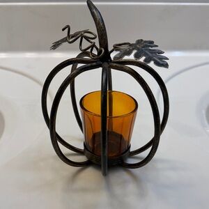 Fall votive holder.